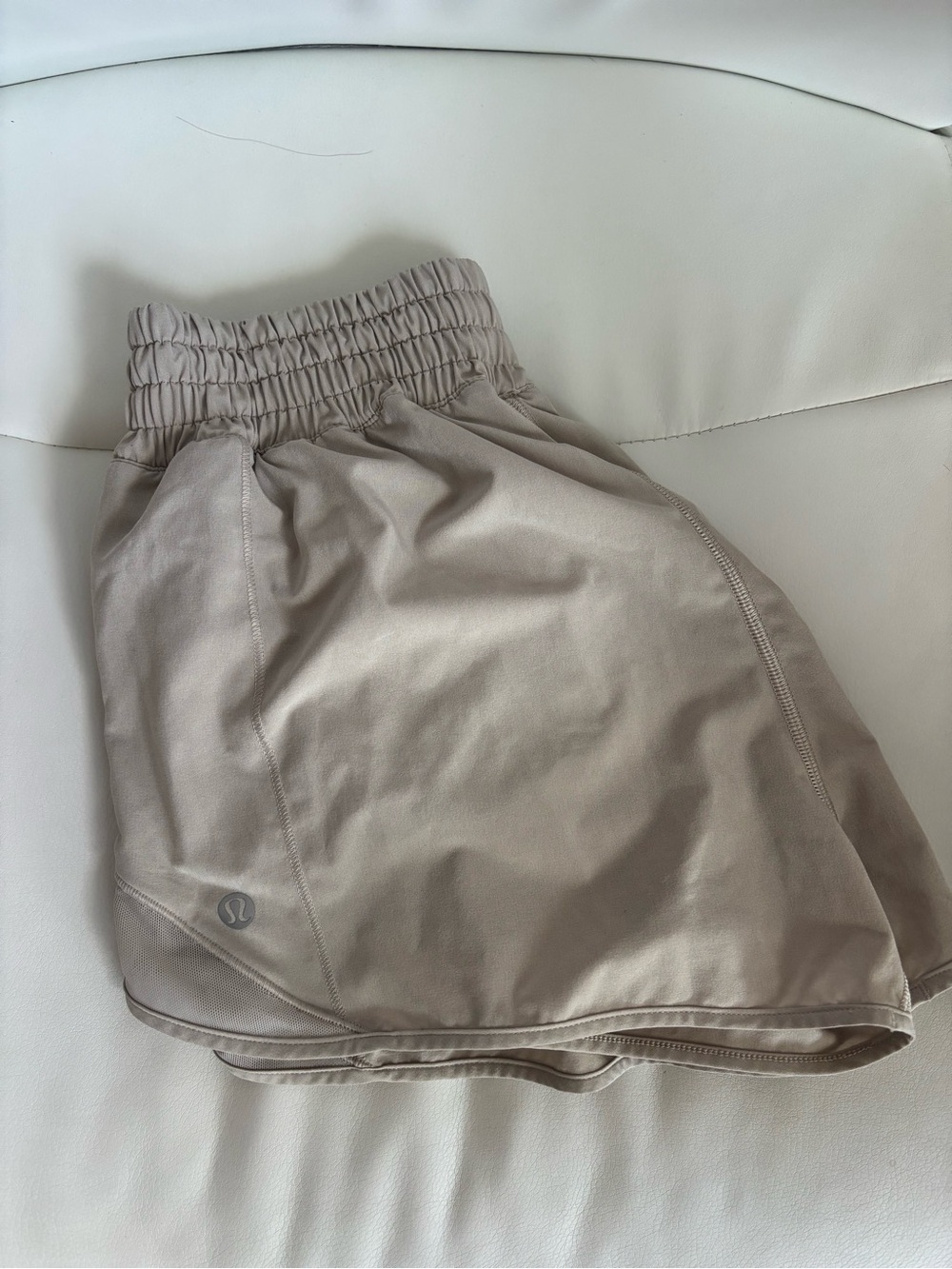 lululemon athletica Beige Athletic Shorts